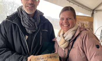 Nieuwe bewoners de Angerloo met persoonlijke steen