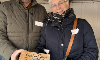 Nieuwe bewoners de Angerloo met persoonlijke steen